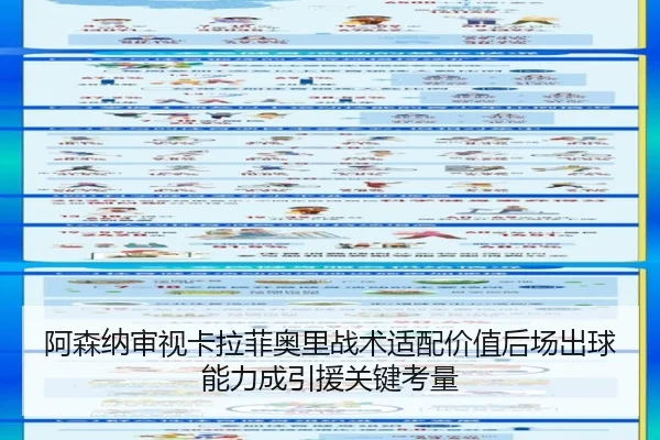 阿森纳审视卡拉菲奥里战术适配价值后场出球能力成引援关键考量